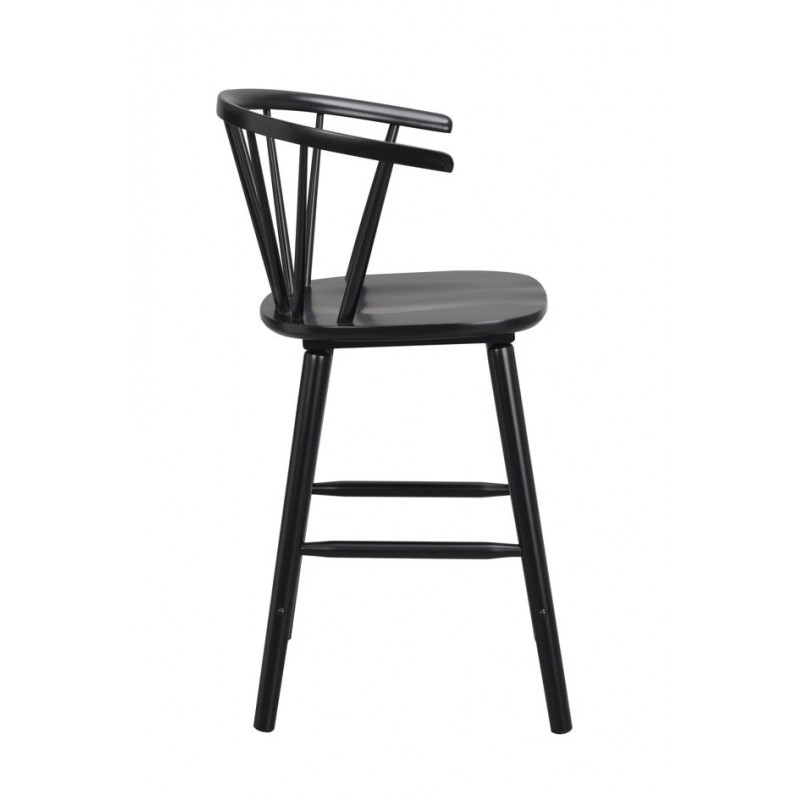 RO Carmen Bar Chair Black